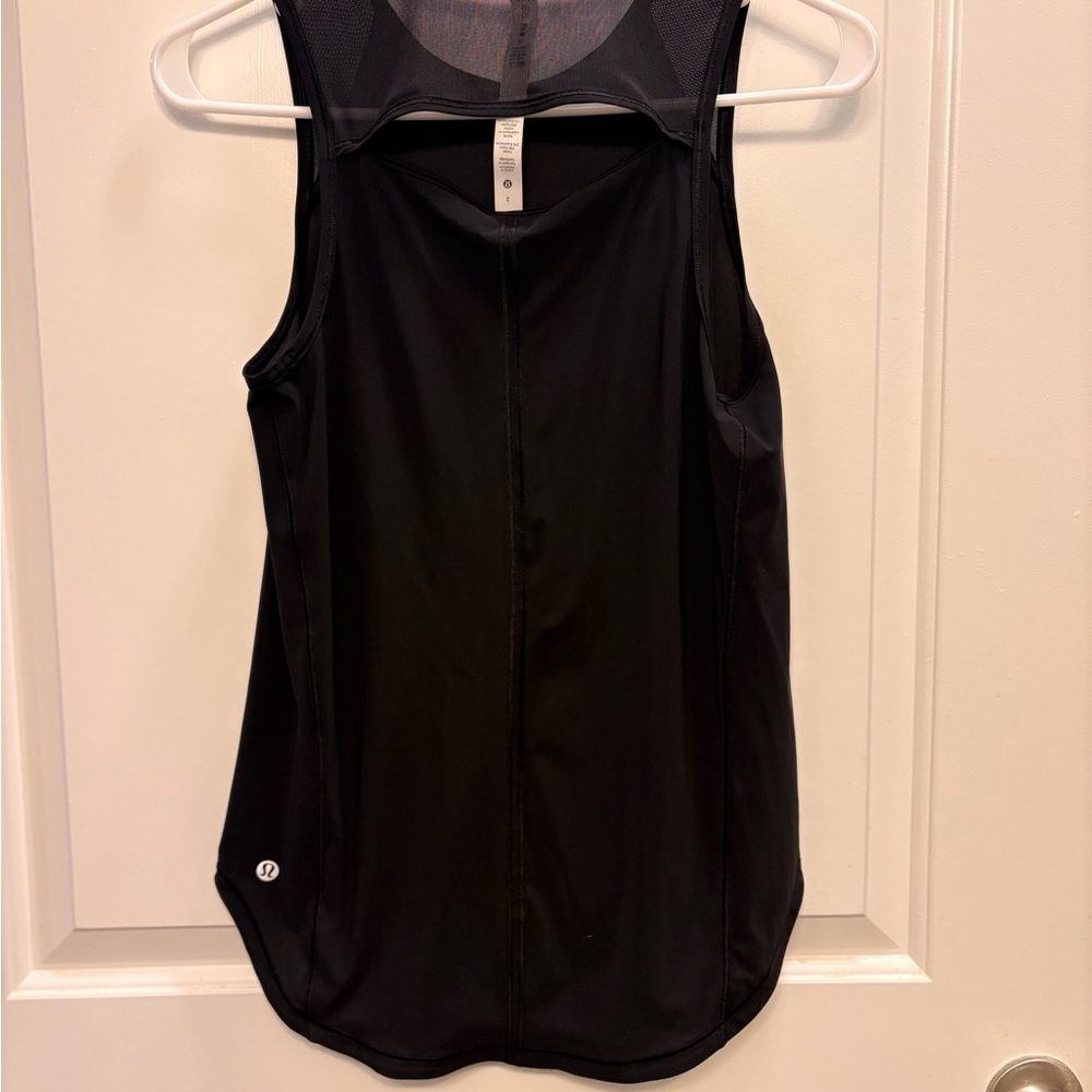 lululemon athletica Sleek Black Tank Top